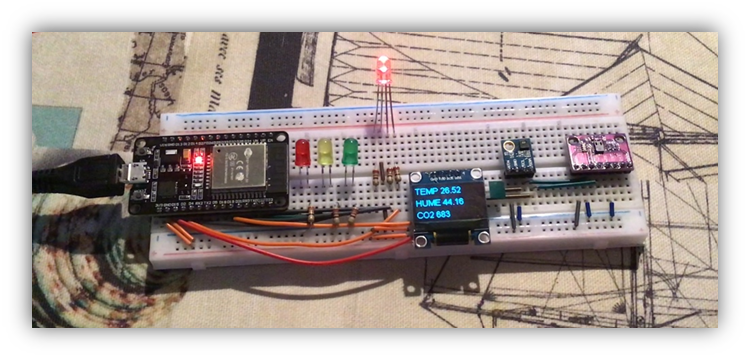 ProtoboardMedidorCO2